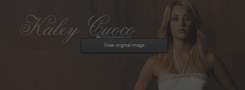 Kaley Cuoco Facebook Covers